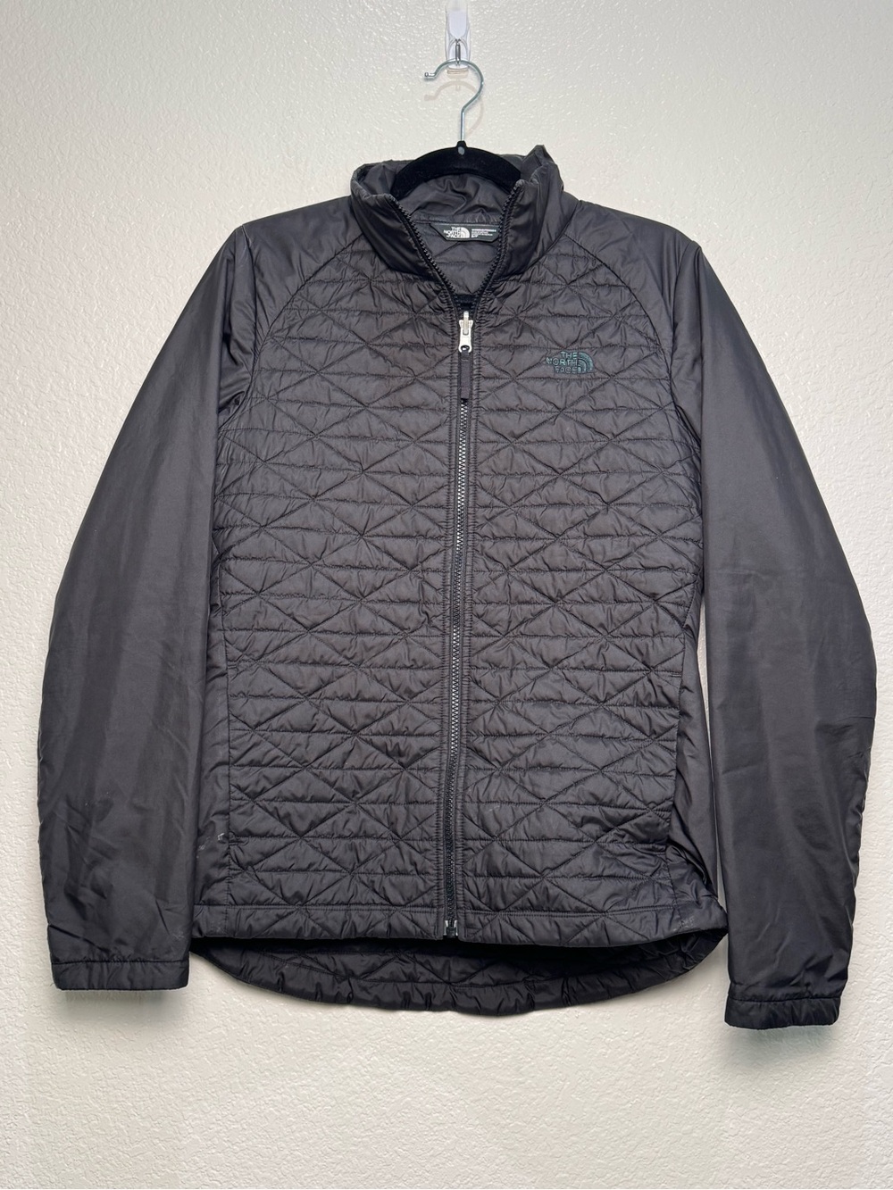 The North Face ThermoBall Jacket Womens S Black Quilted Insulated 3KQW